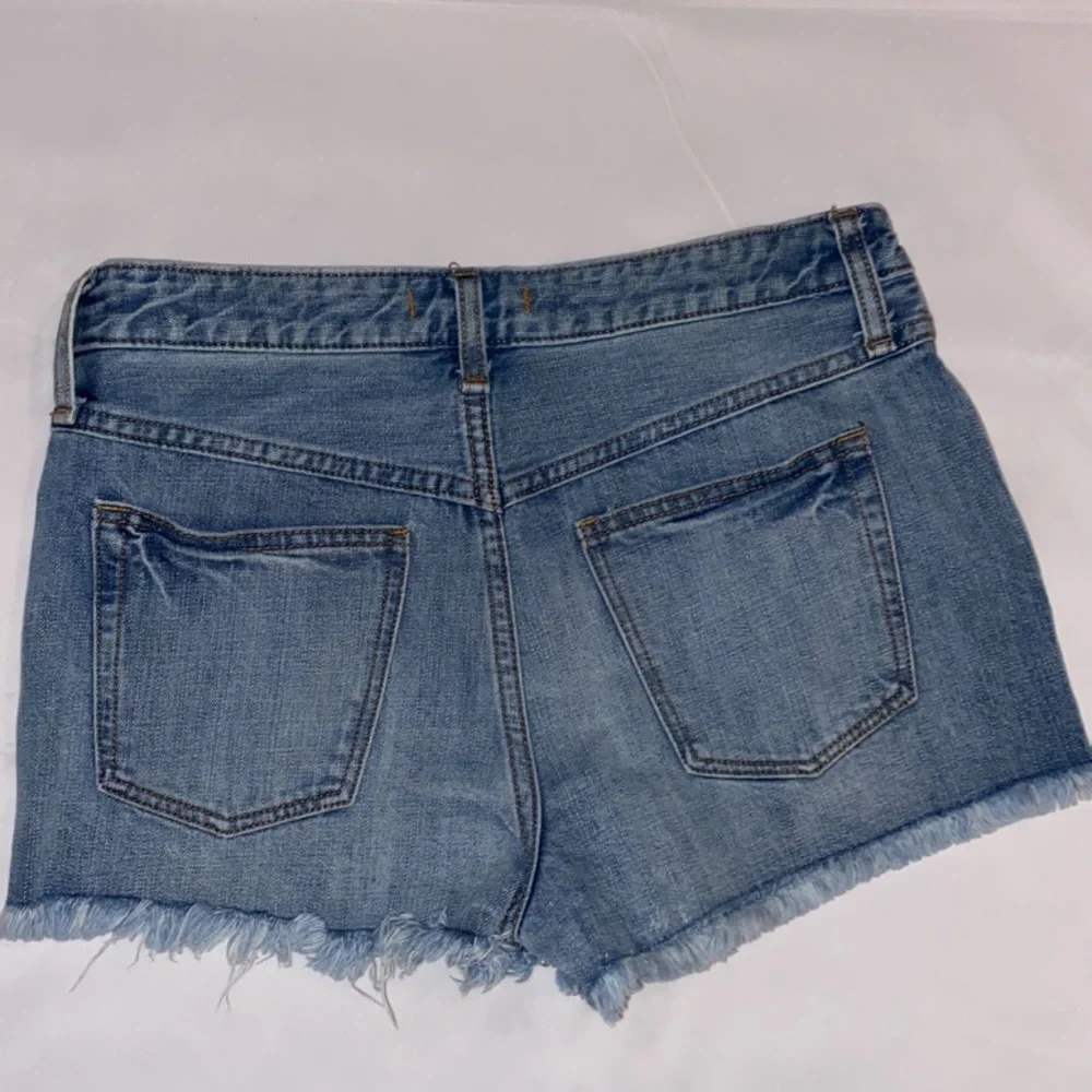 Free People Button Fly Cut-Off Jean Shorts
